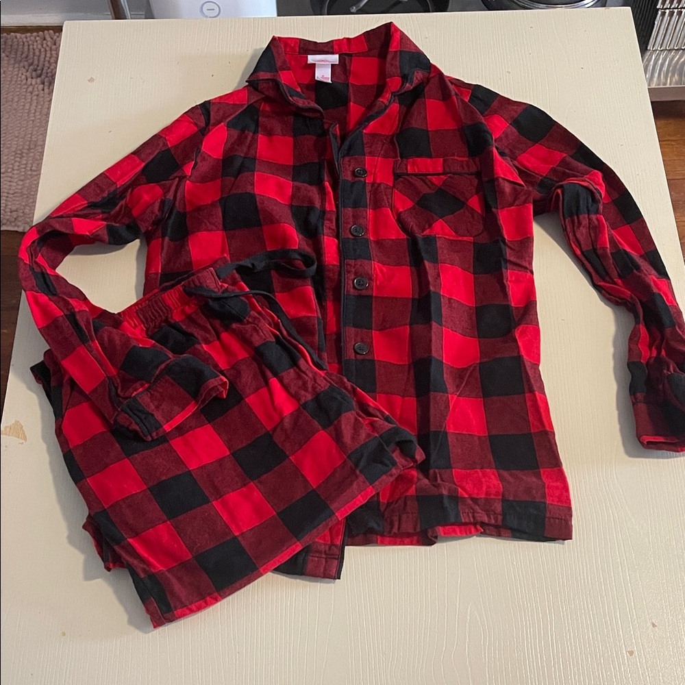 Wondershop Women's Red and Black Plaid Sleepwear